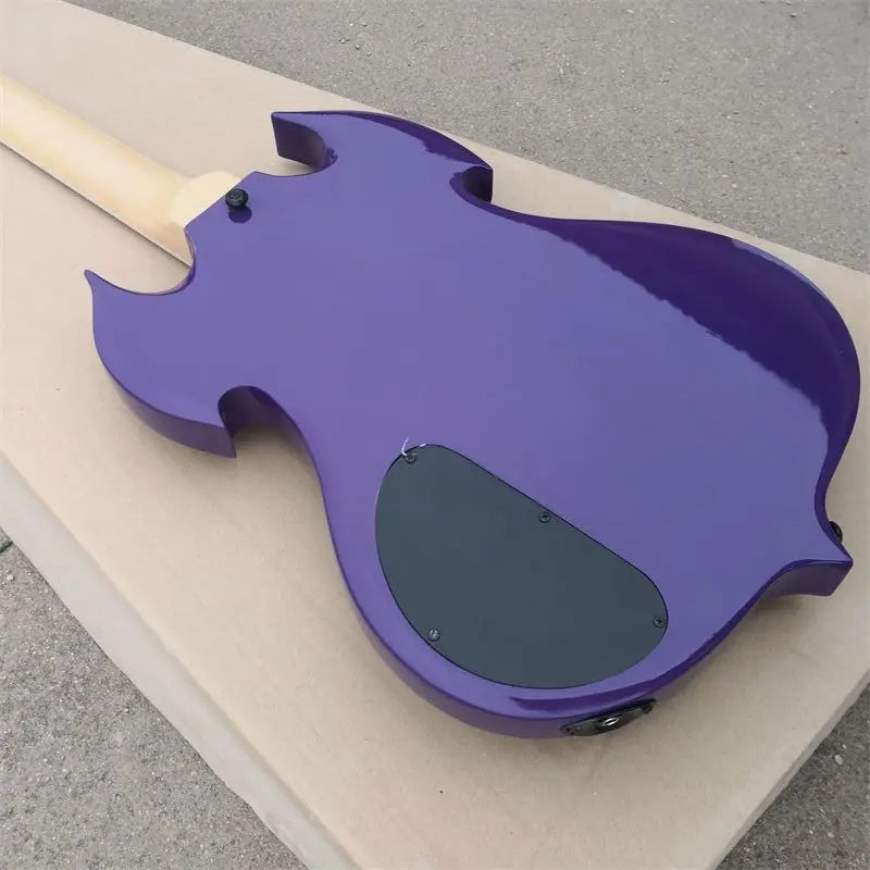 Purple Circle 6 Strings 22 Frets Electric Guitar