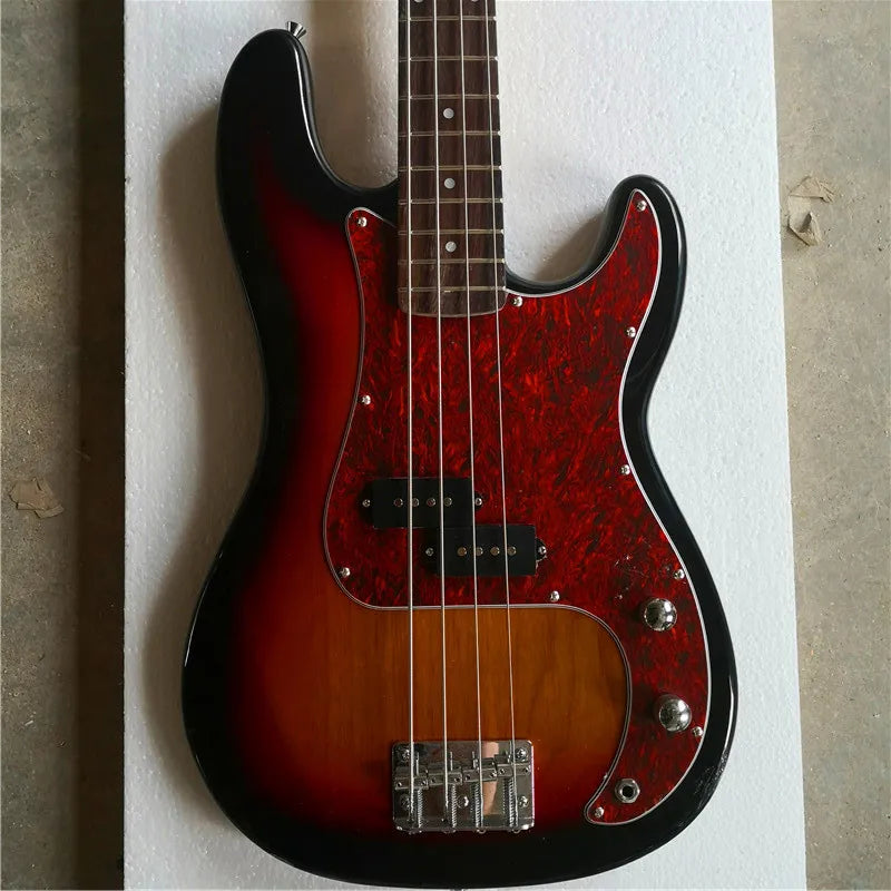 Classic Bright Light Paint 4 Strings 21 Frets Bass Guitar